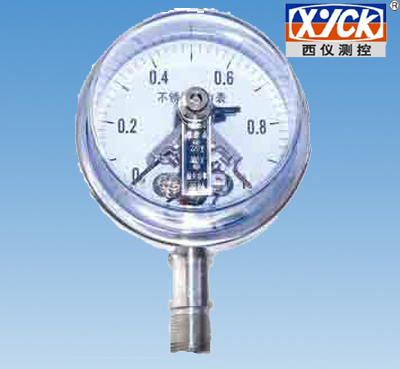 YTNX-60/100/150F不锈钢耐震电接点压力表