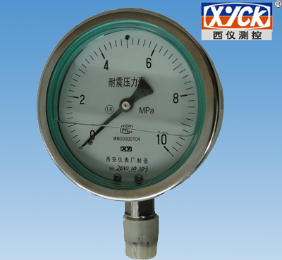 YTF-60/100/150-Z不锈钢耐震压力表